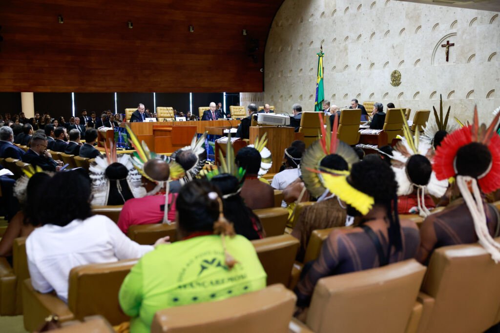reunião de conciliação stf marco temporal indígenas no plenário
