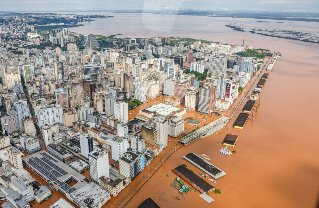 Desastres naturais como o do Rio Grande do Sul viram pauta do G20 (Foto: Ricardo Stuckert / PR)