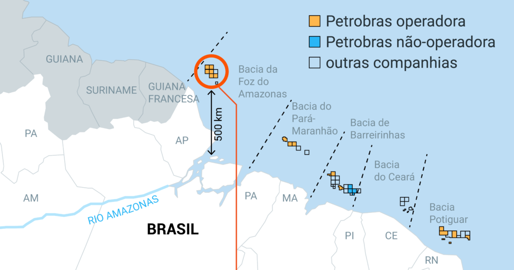 BLOCOS MARGEM EQUATORIAL EXPLORAÇÃO DE PETRÓLEO