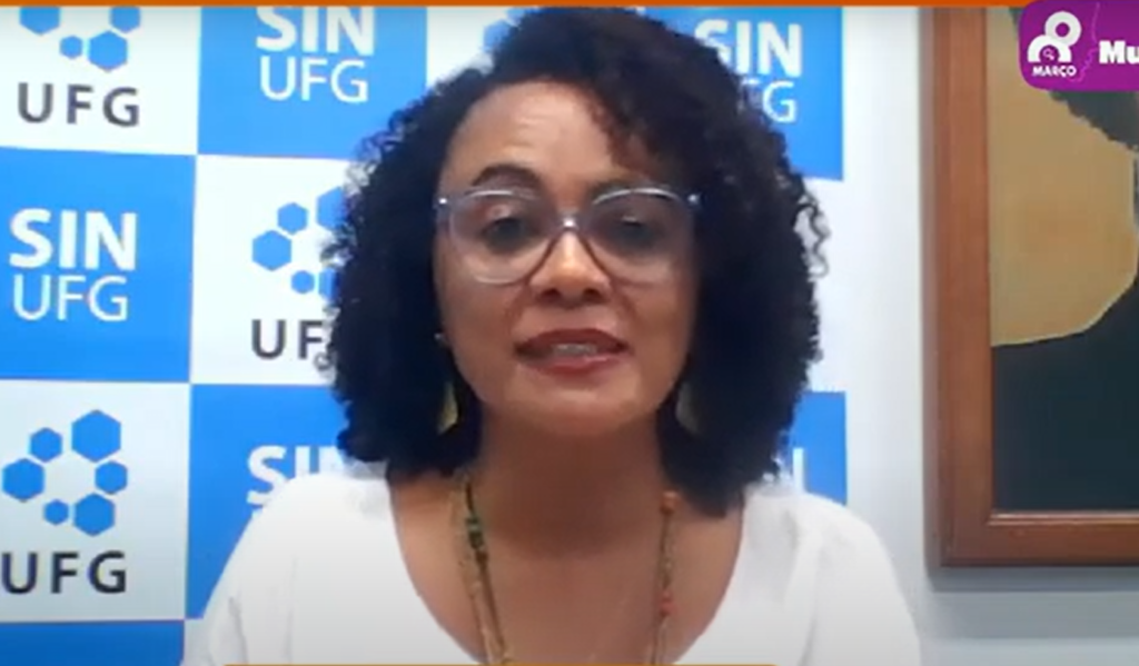 Luciana Dias é a secretária de inclusão da UFG (Imagem: Sagres TV)