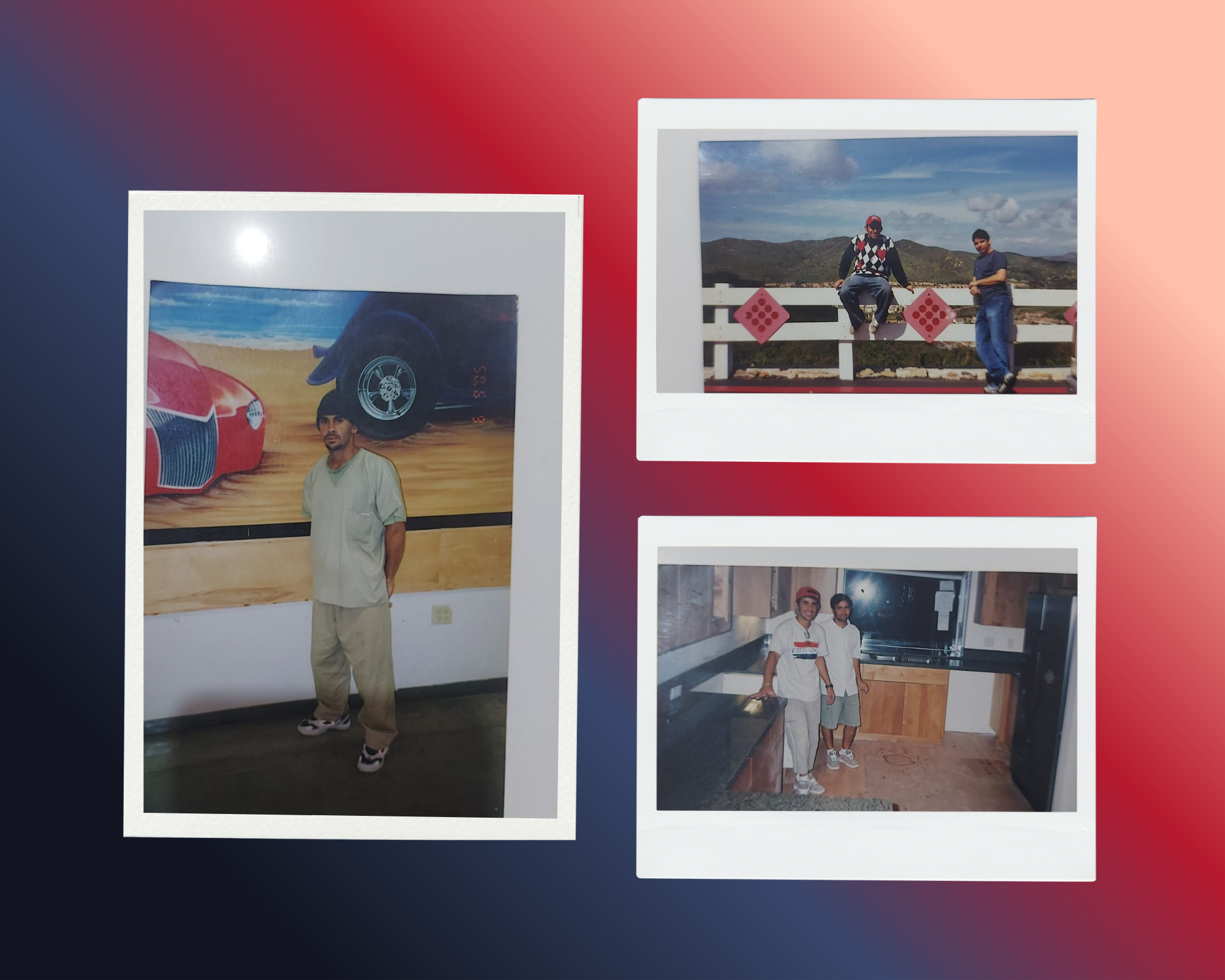 Fábio e Divino tentaram entrar nos Estados Unidos pelo México (Fotos: Arquivo pessoal)