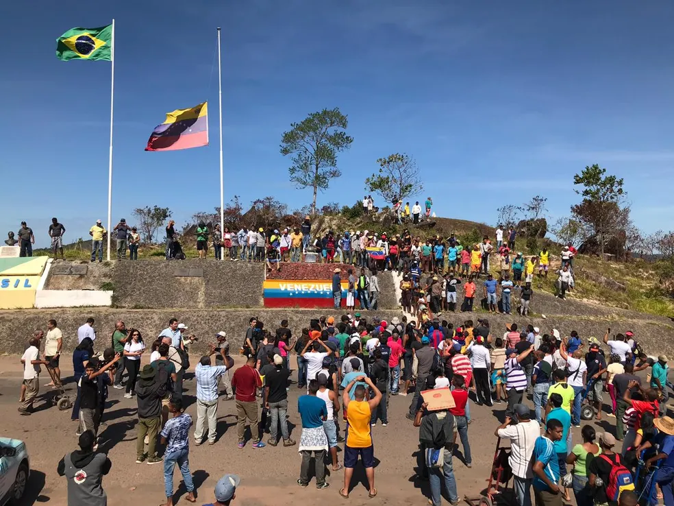 Venezuelanos são os principais alvos de Trump (Foto: Alan Chaves/G1 RR)
